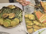 실제 음식 준비 모습